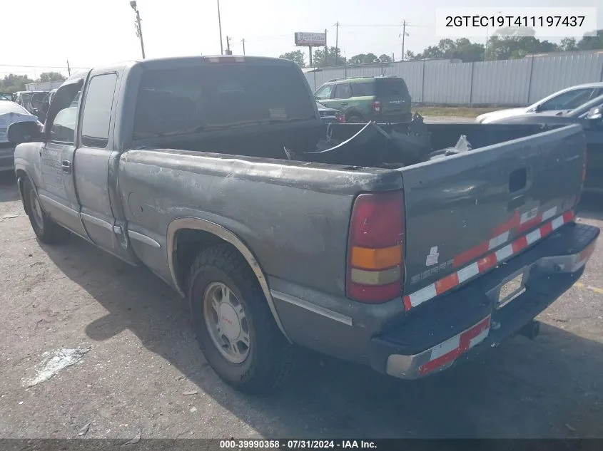 2GTEC19T411197437 2001 GMC Sierra 1500 Sle