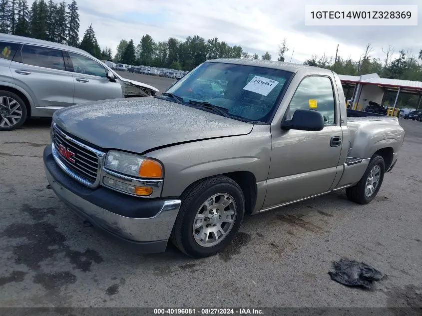 2001 GMC Sierra 1500 Sl VIN: 1GTEC14W01Z328369 Lot: 40196081