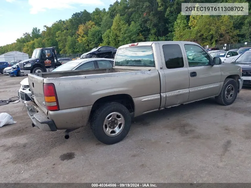 2GTEC19T611308702 2001 GMC Sierra 1500 Sle