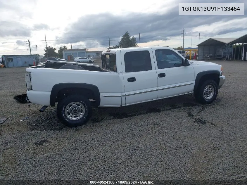 2001 GMC Sierra 1500Hd Sle VIN: 1GTGK13U91F133464 Lot: 40524388