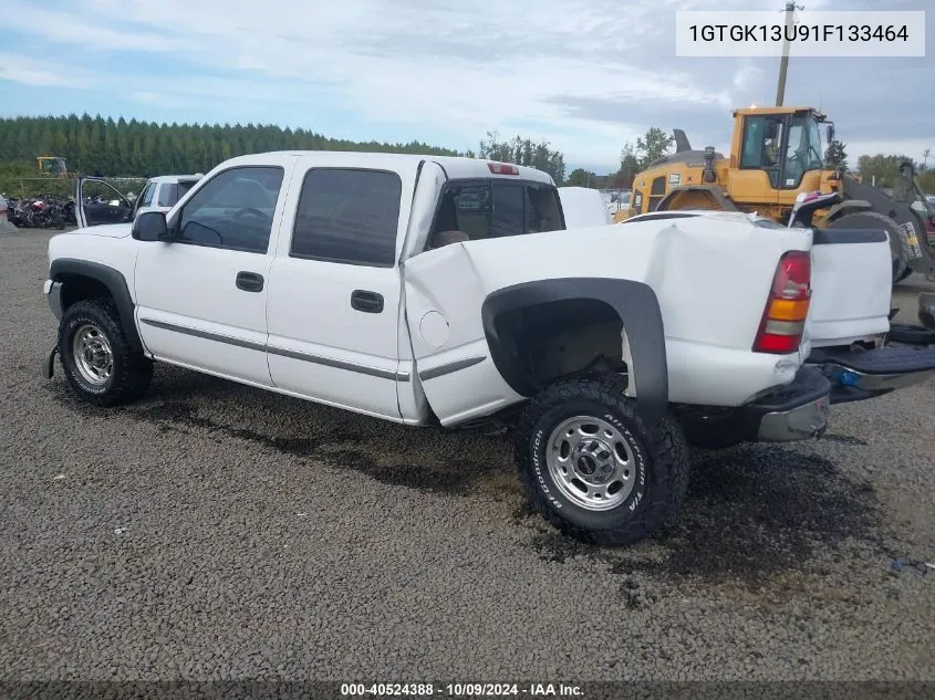 2001 GMC Sierra 1500Hd Sle VIN: 1GTGK13U91F133464 Lot: 40524388