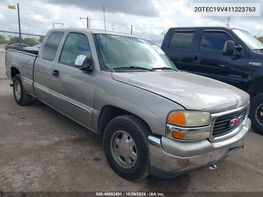 2001 GMC Sierra 1500 Sle VIN: 2GTEC19V411223763 Lot: 40682491