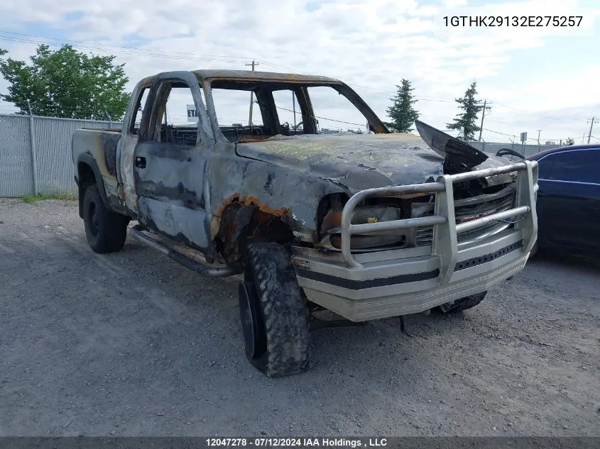 2002 GMC Sierra K2500 Heavy Duty VIN: 1GTHK29132E275257 Lot: 12047278