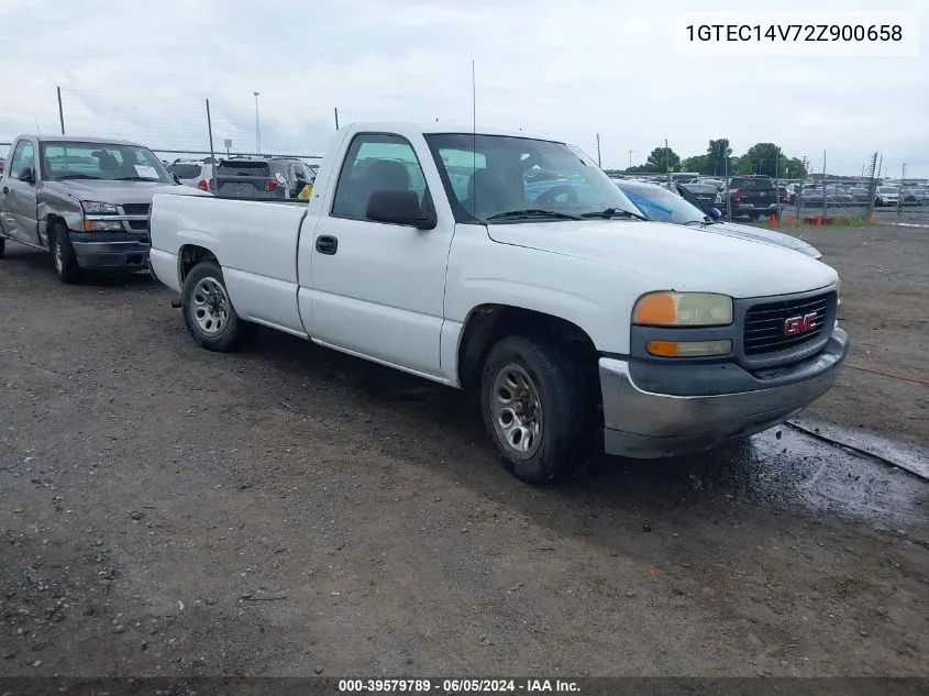 2002 GMC Sierra 1500 Standard VIN: 1GTEC14V72Z900658 Lot: 39579789