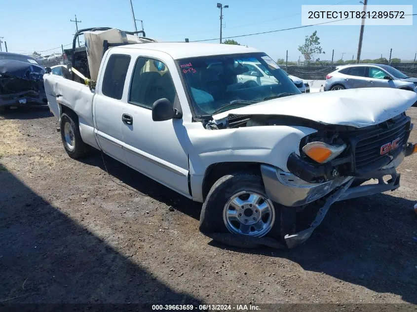 2002 GMC Sierra 1500 Sle VIN: 2GTEC19T821289572 Lot: 39663659