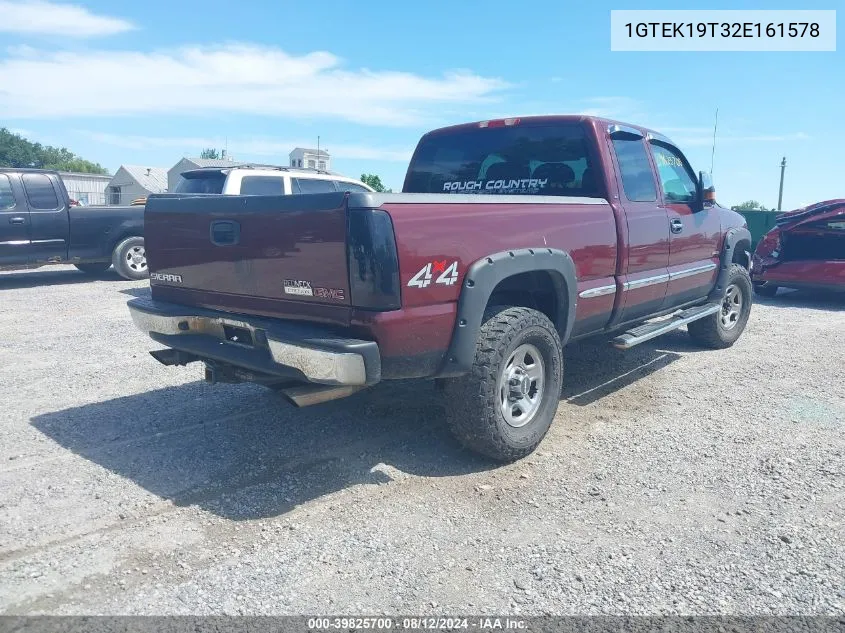 2002 GMC Sierra 1500 Sl/Sle/Standard VIN: 1GTEK19T32E161578 Lot: 39825700