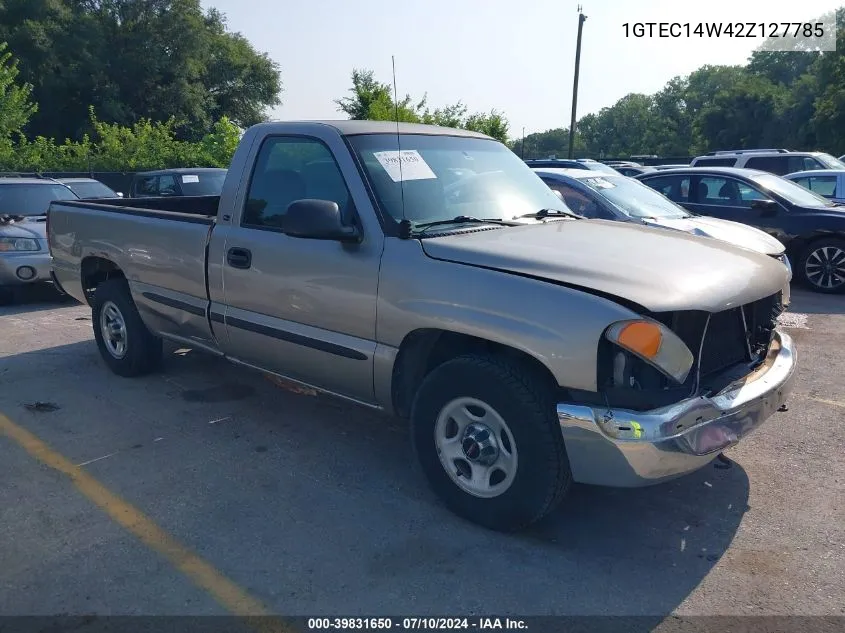 2002 GMC Sierra 1500 Sl VIN: 1GTEC14W42Z127785 Lot: 39831650