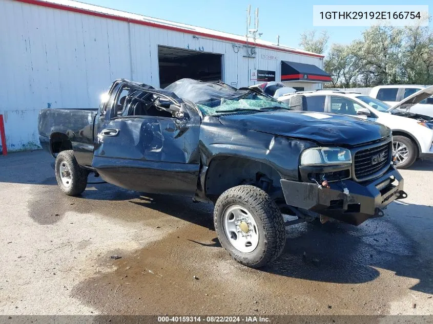 2002 GMC Sierra 2500Hd Sl/Sle/Standard VIN: 1GTHK29192E166754 Lot: 40159314