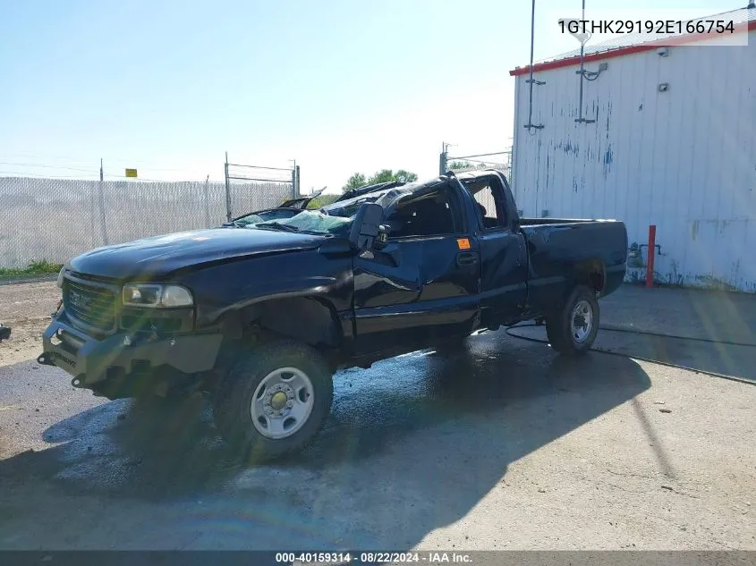 2002 GMC Sierra 2500Hd Sl/Sle/Standard VIN: 1GTHK29192E166754 Lot: 40159314