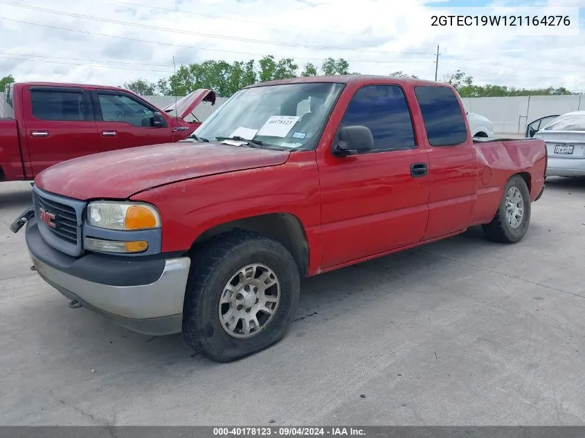 2002 GMC Sierra VIN: 2GTEC19W121164276 Lot: 40178123