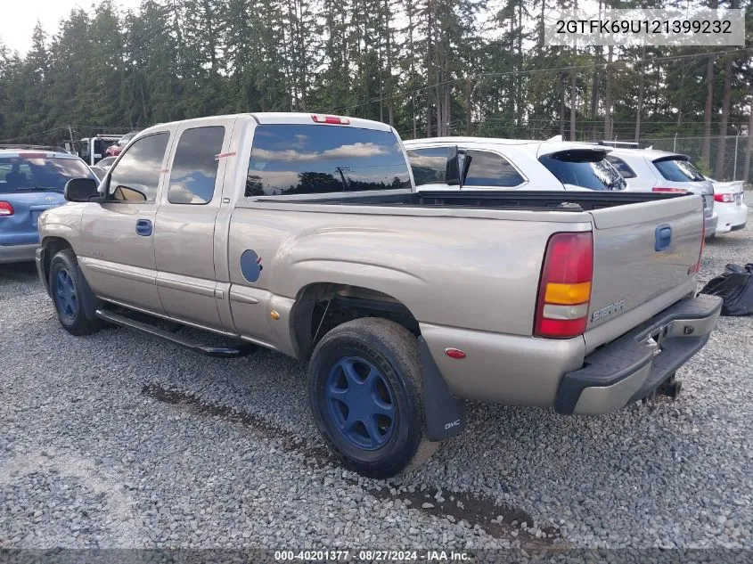 2002 GMC Sierra 1500 Denali VIN: 2GTFK69U121399232 Lot: 40201377