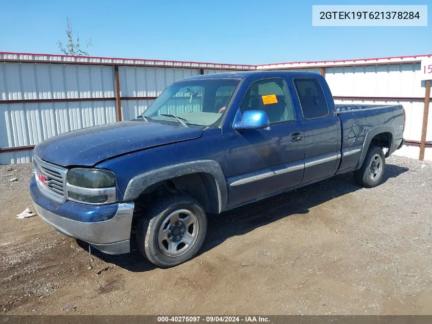 2002 GMC Sierra 1500 Sl/Sle/Standard VIN: 2GTEK19T621378284 Lot: 40275097