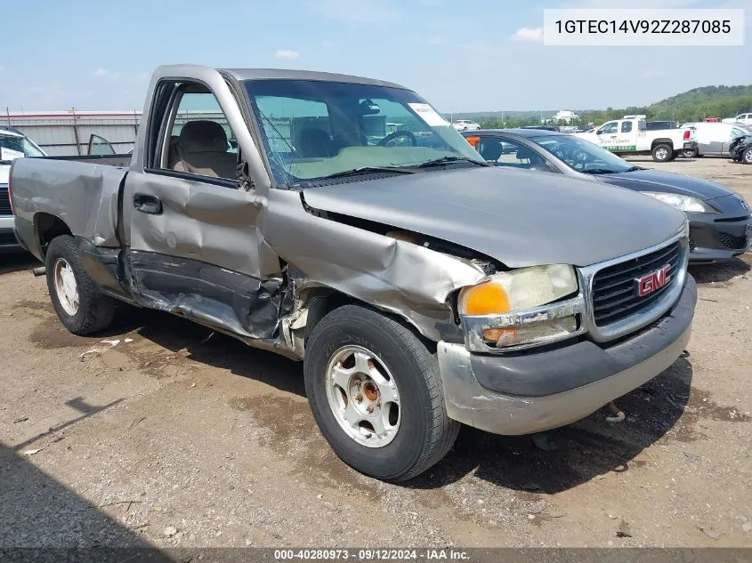 2002 GMC Sierra 1500 Sl VIN: 1GTEC14V92Z287085 Lot: 40280973