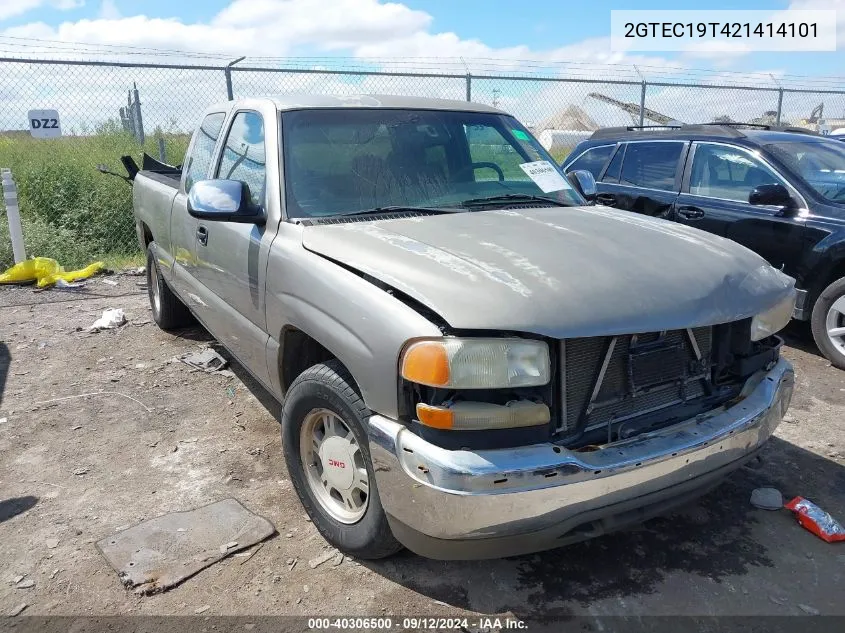 2002 GMC New Sierra C1500 VIN: 2GTEC19T421414101 Lot: 40306500