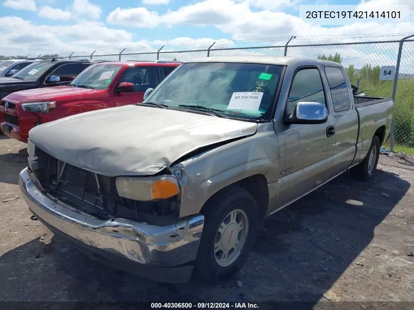 2002 GMC New Sierra C1500 VIN: 2GTEC19T421414101 Lot: 40306500