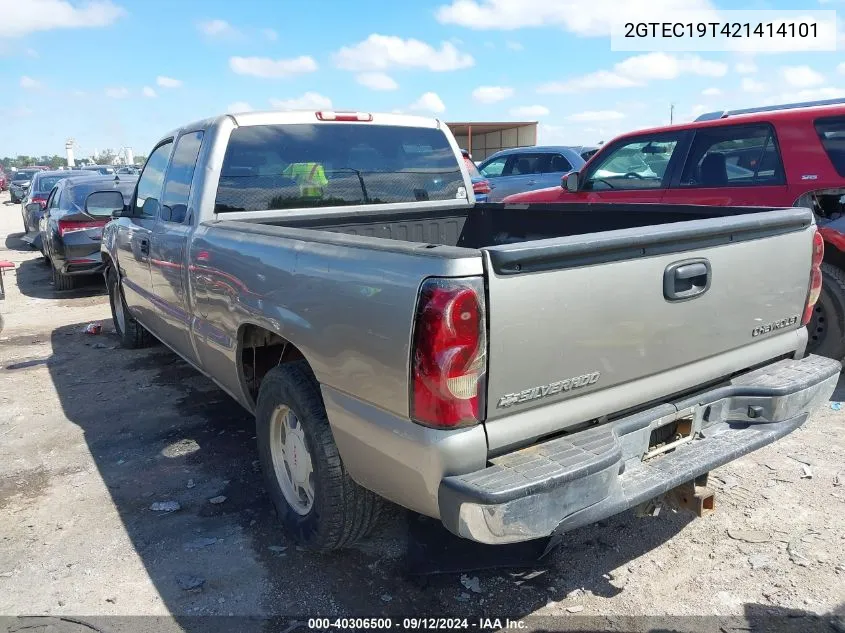 2002 GMC New Sierra C1500 VIN: 2GTEC19T421414101 Lot: 40306500