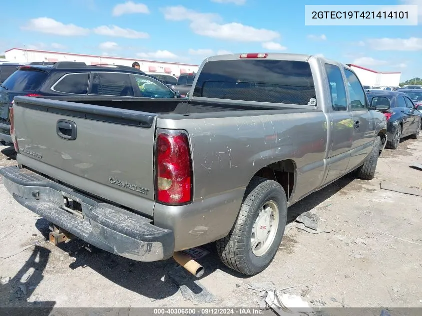 2002 GMC New Sierra C1500 VIN: 2GTEC19T421414101 Lot: 40306500