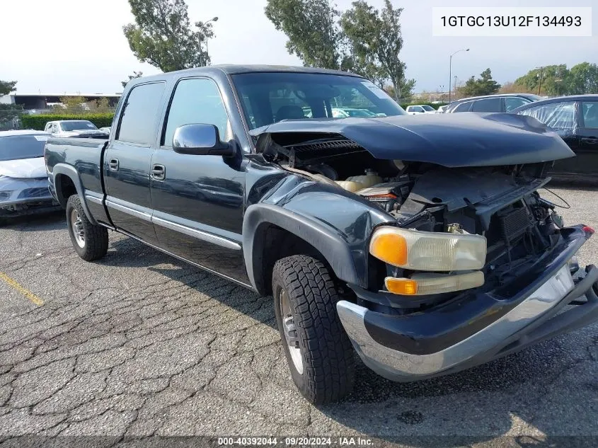 2002 GMC Sierra 1500Hd Sle VIN: 1GTGC13U12F134493 Lot: 40392044