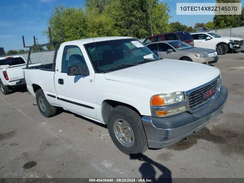 2002 GMC Sierra 1500 Sl VIN: 1GTEC14X82Z145070 Lot: 40435440