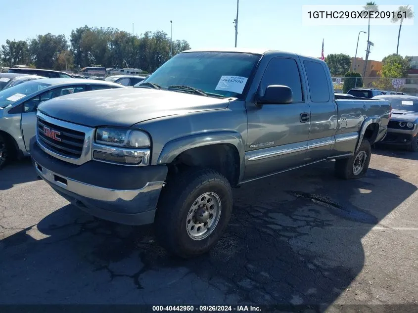 1GTHC29GX2E209161 2002 GMC Sierra 2500Hd Sle