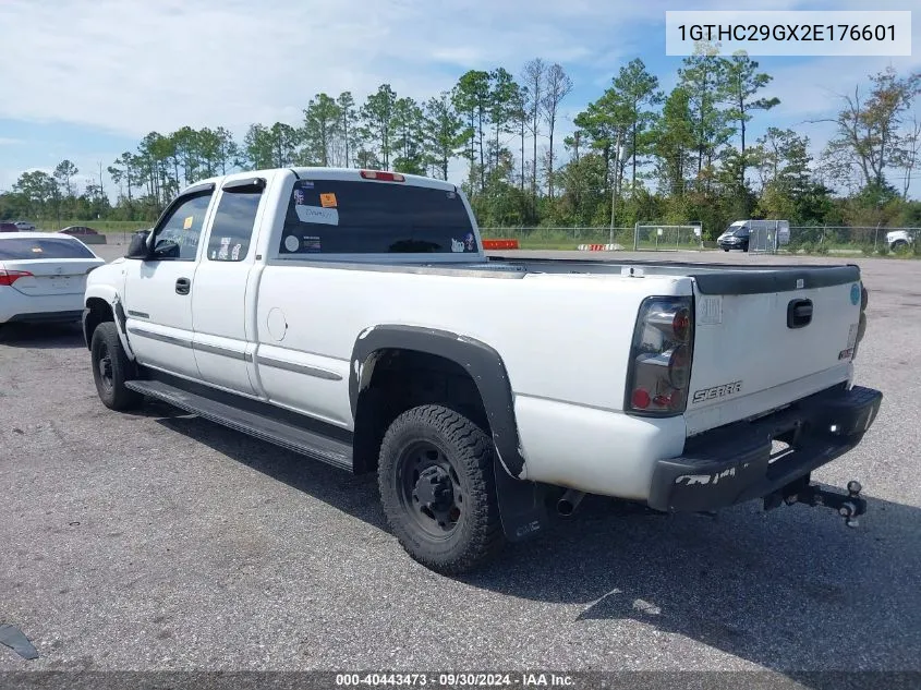 1GTHC29GX2E176601 2002 GMC Sierra 2500Hd Sl