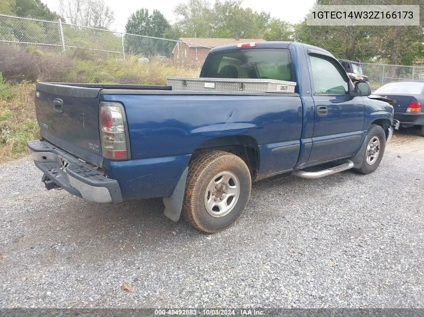 2002 GMC Sierra 1500 Sl VIN: 1GTEC14W32Z166173 Lot: 40492883