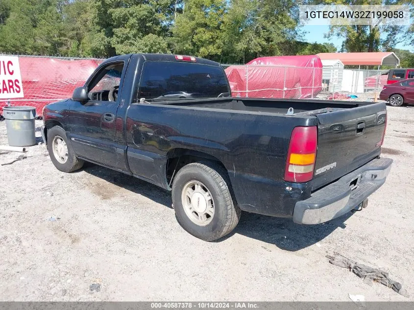 2002 GMC Sierra 1500 Sl VIN: 1GTEC14W32Z199058 Lot: 40587378