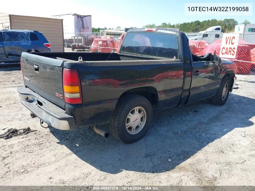 2002 GMC Sierra 1500 Sl VIN: 1GTEC14W32Z199058 Lot: 40587378