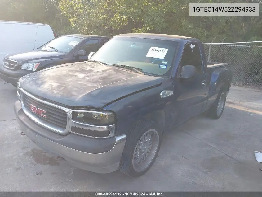 1GTEC14W52Z294933 2002 GMC Sierra 1500 Sl