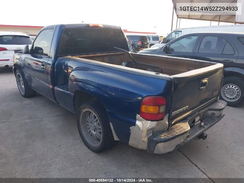 1GTEC14W52Z294933 2002 GMC Sierra 1500 Sl