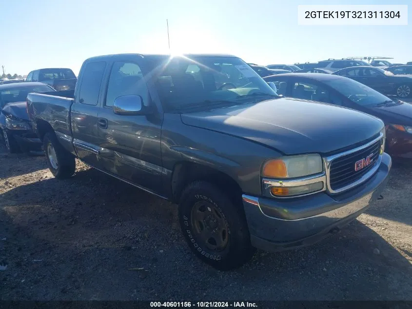 2002 GMC Sierra 1500 Sle VIN: 2GTEK19T321311304 Lot: 40601156