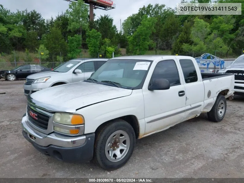 2GTEC19V631411543 2003 GMC Sierra 1500 Sle