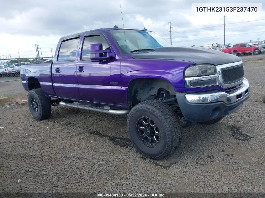 1GTHK23153F237470 2003 GMC Sierra 2500Hd Slt