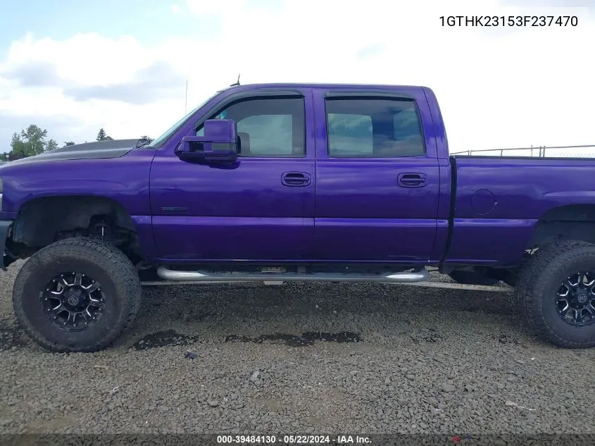 2003 GMC Sierra 2500Hd Slt VIN: 1GTHK23153F237470 Lot: 39484130