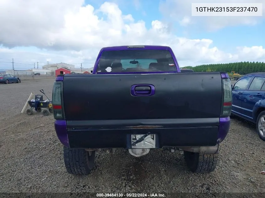 1GTHK23153F237470 2003 GMC Sierra 2500Hd Slt