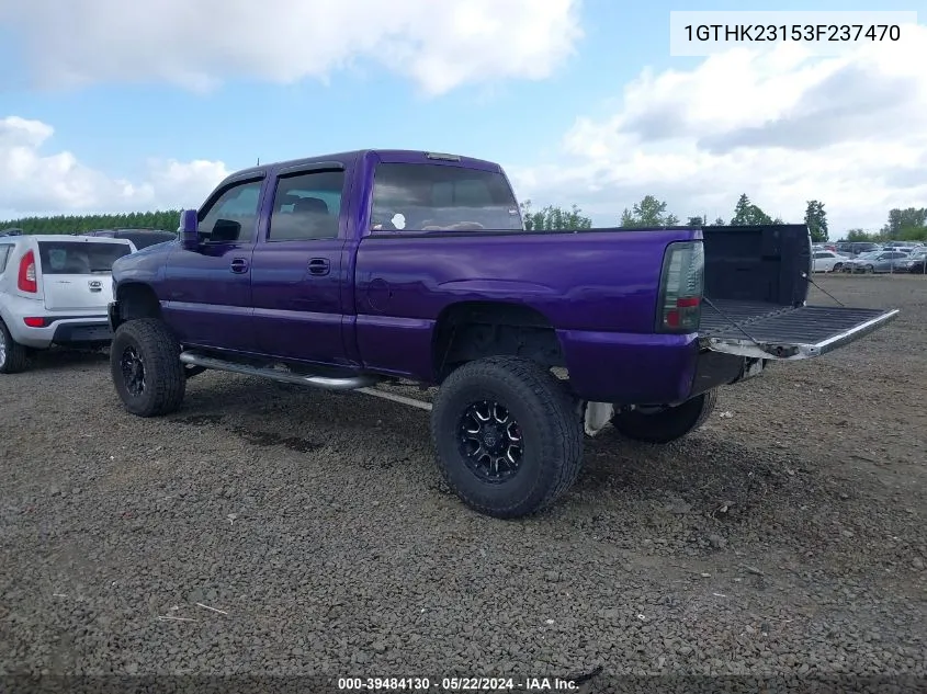 1GTHK23153F237470 2003 GMC Sierra 2500Hd Slt