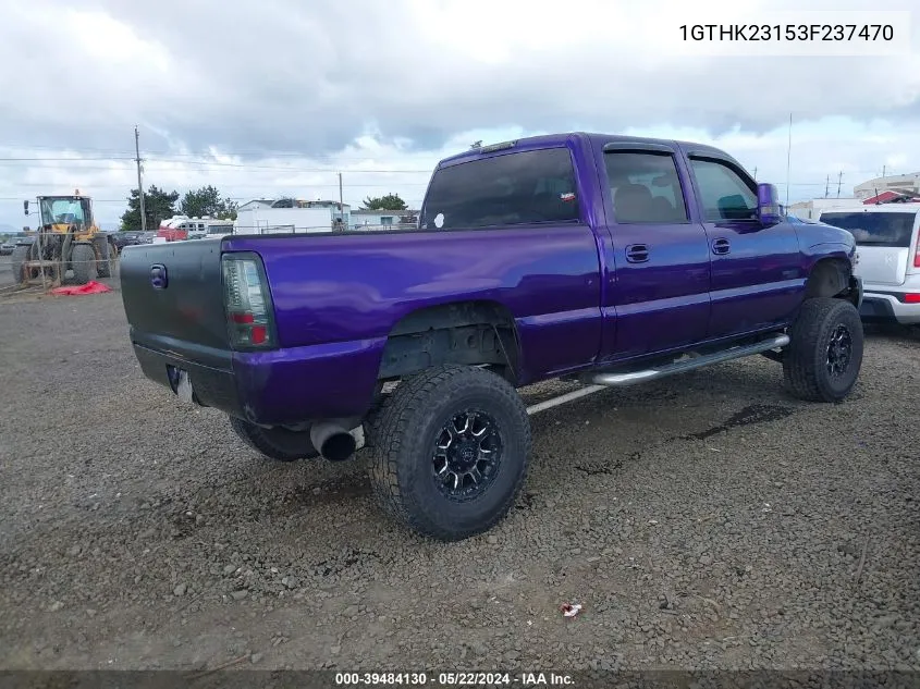 2003 GMC Sierra 2500Hd Slt VIN: 1GTHK23153F237470 Lot: 39484130