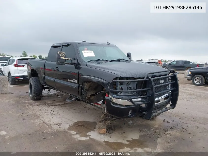 2003 GMC Sierra 2500Hd Slt VIN: 1GTHK29193E285146 Lot: 39515244