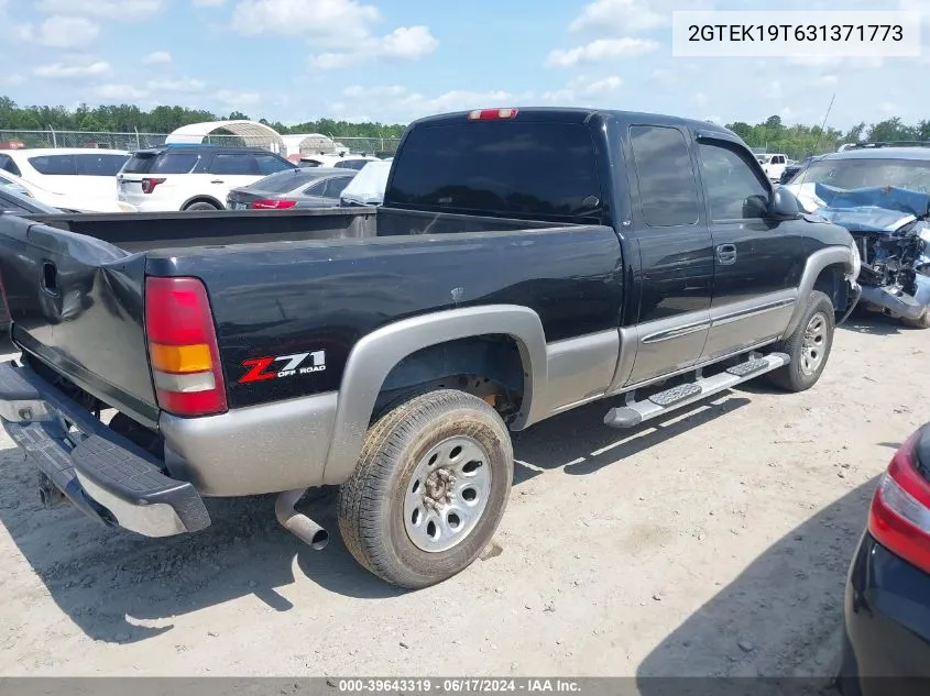 2003 GMC Sierra 1500 Slt VIN: 2GTEK19T631371773 Lot: 39643319