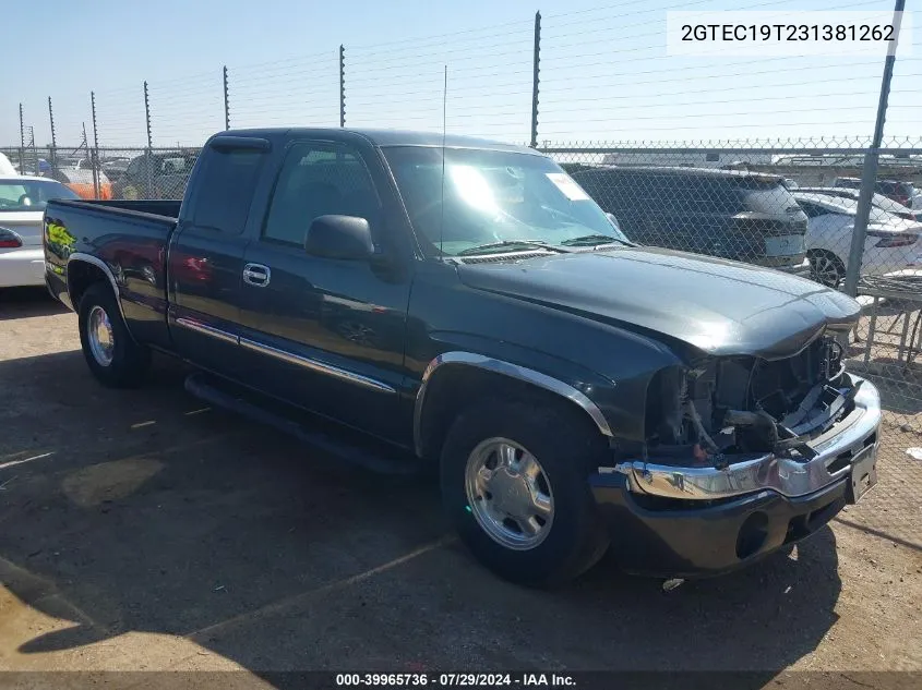 2003 GMC Sierra 1500 Sle VIN: 2GTEC19T231381262 Lot: 39965736