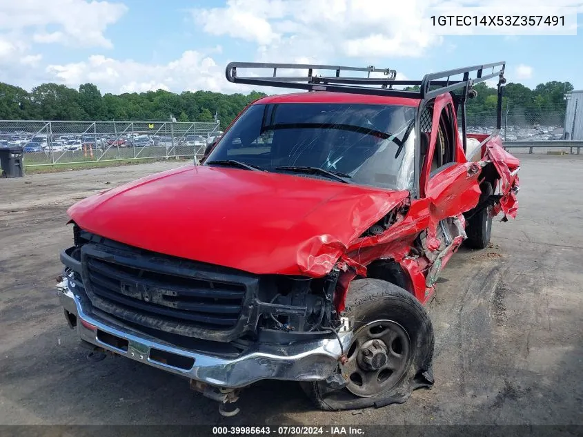 1GTEC14X53Z357491 2003 GMC Sierra 1500 Work Truck