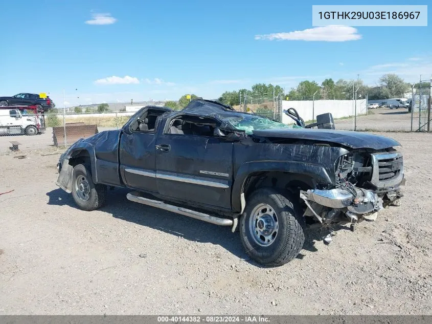 2003 GMC Sierra 2500Hd Slt VIN: 1GTHK29U03E186967 Lot: 40144382