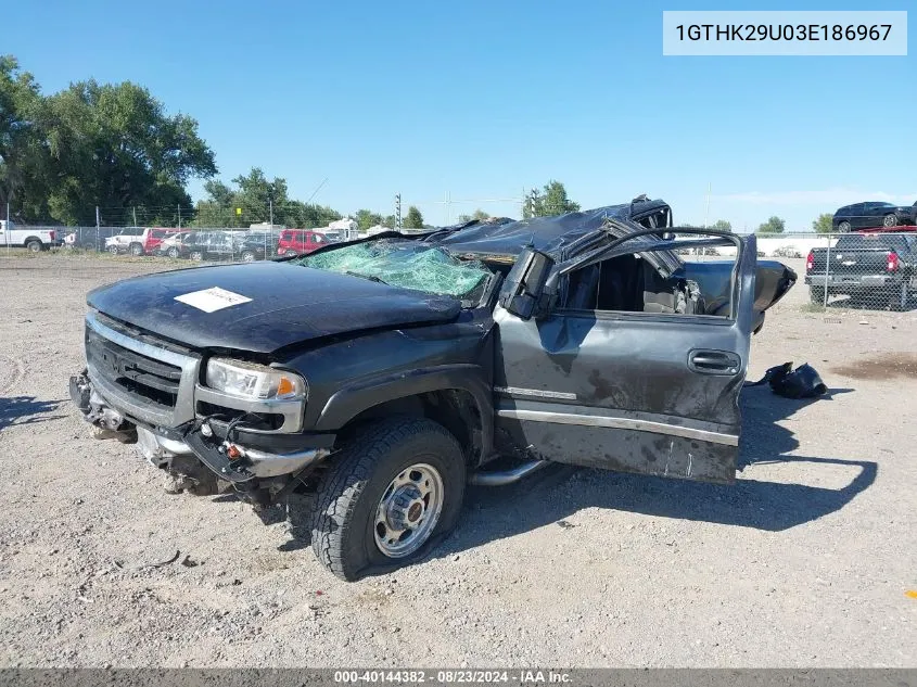 2003 GMC Sierra 2500Hd Slt VIN: 1GTHK29U03E186967 Lot: 40144382