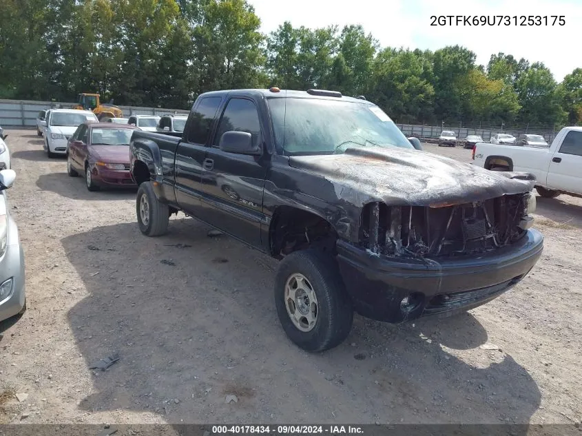 2003 GMC Sierra 1500 Denali VIN: 2GTFK69U731253175 Lot: 40178434