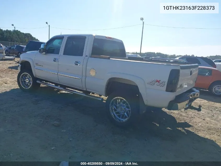 2003 GMC Sierra 2500Hd Slt VIN: 1GTHK23163F228373 Lot: 40289550