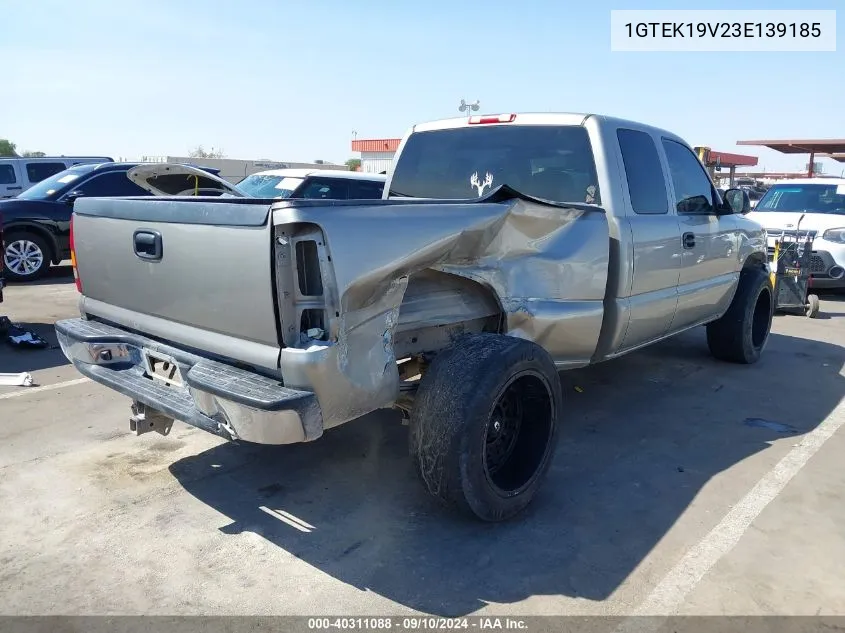 2003 GMC Sierra 1500 Sle VIN: 1GTEK19V23E139185 Lot: 40311088