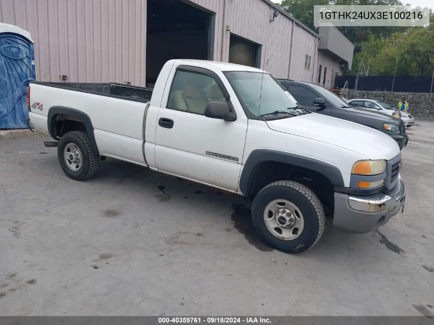 2003 GMC Sierra K2500 Heavy Duty VIN: 1GTHK24UX3E100216 Lot: 40359761