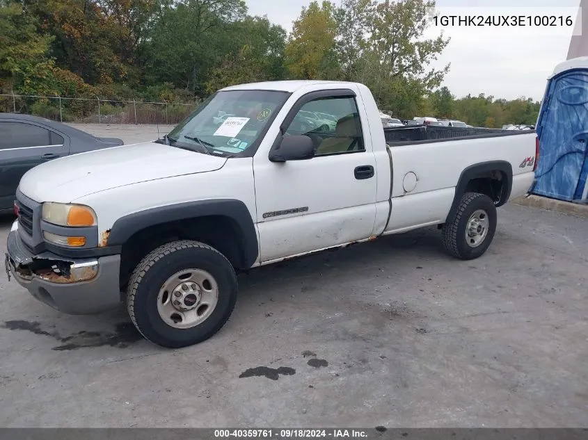 2003 GMC Sierra K2500 Heavy Duty VIN: 1GTHK24UX3E100216 Lot: 40359761