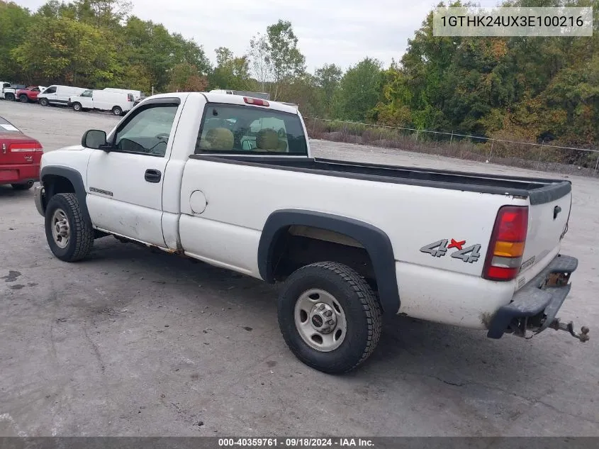 2003 GMC Sierra K2500 Heavy Duty VIN: 1GTHK24UX3E100216 Lot: 40359761