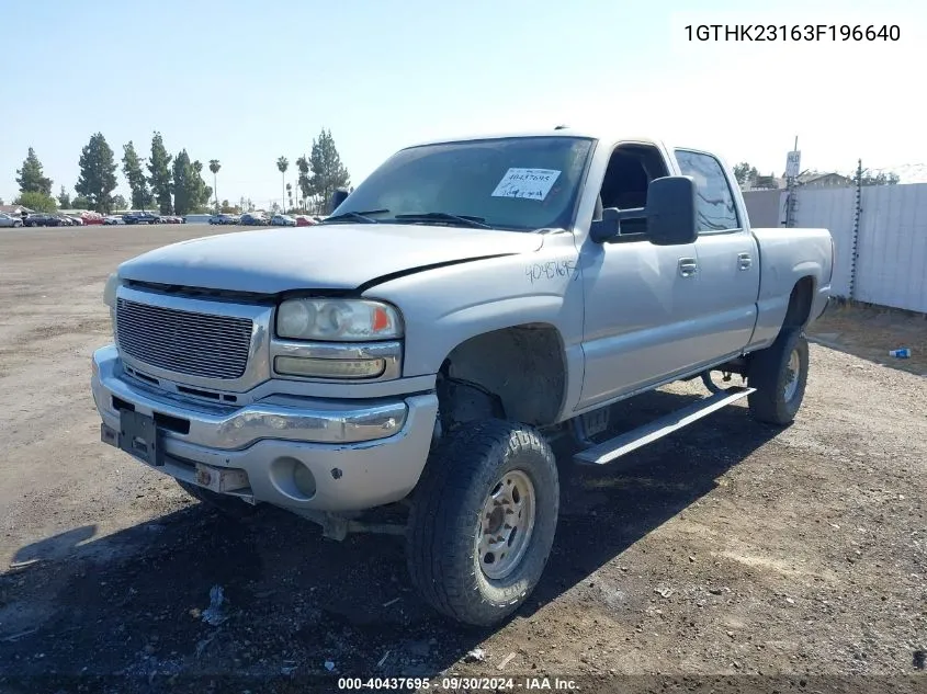 1GTHK23163F196640 2003 GMC Sierra K2500 Heavy Duty